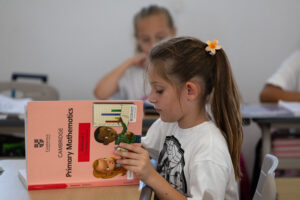 Students learning through the Cambridge Curriculum at Golden Oak Private School in Limassol Cyprus developing academic excellence and global skills